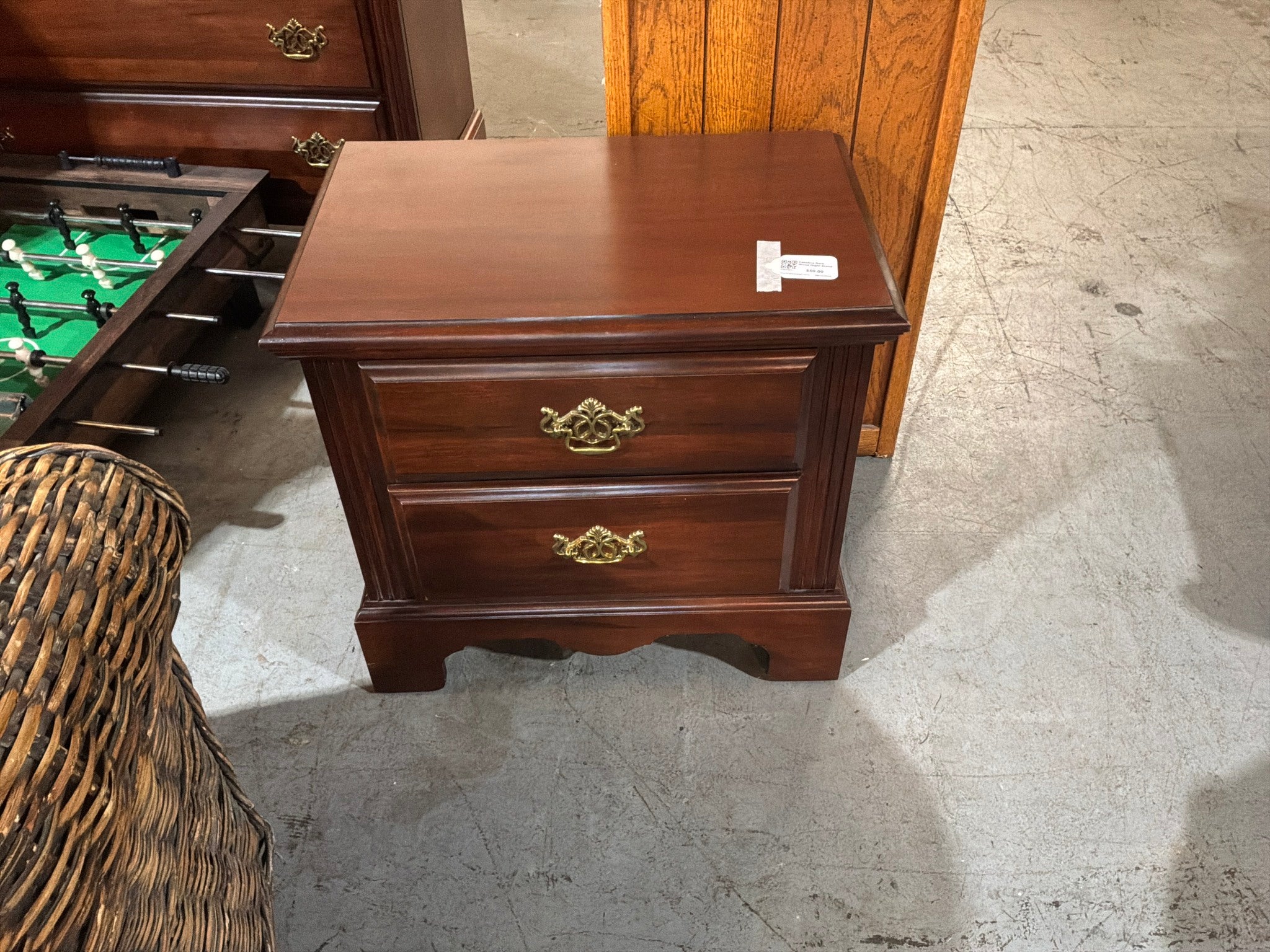 Carolina Dark Wood Night Stand